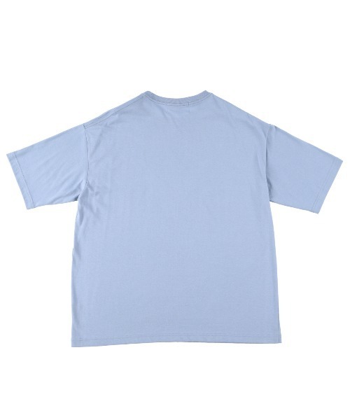 NOISE MAKER(ノイズメーカー)の「カレッジロゴオーバーサイズTシャツ|クルーネック半袖(Tシャツ/カットソー・レディース・サックスブルー/ホワイト/ブラック・34/36/38)」の16枚目の写真