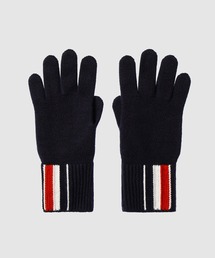 JERSEY STITCH GLOVES W/ RWB INTARSIA IN MERINO WOOL