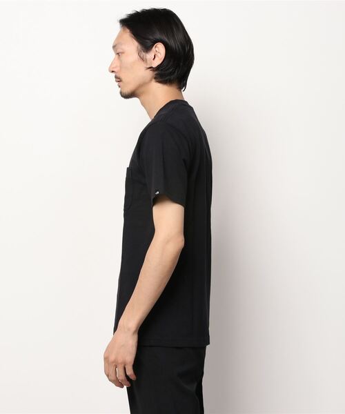 THE NORTH FACE（ザノースフェイス）の「ザ ノース フェイス THE NORTH FACE S/S Heavy Cotton Tee(ショートスリーブヘビーコットンティー)（Tシャツ/カットソー・メンズ・ダークブルー/ブラック・M/L）」の4枚目の写真