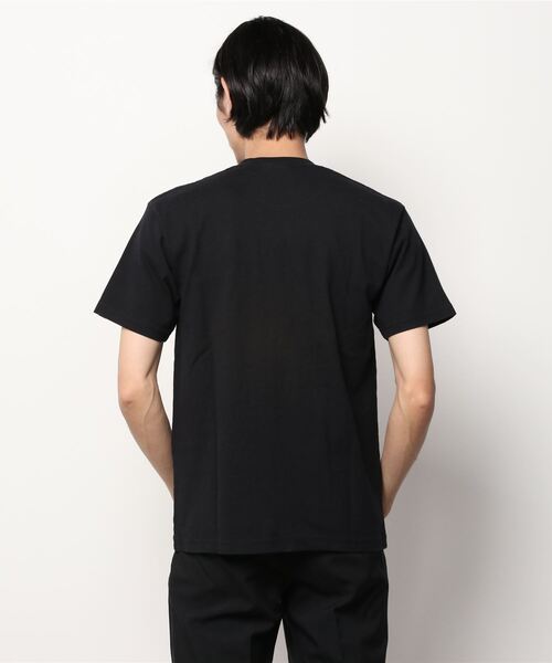 THE NORTH FACE（ザノースフェイス）の「ザ ノース フェイス THE NORTH FACE S/S Heavy Cotton Tee(ショートスリーブヘビーコットンティー)（Tシャツ/カットソー・メンズ・ダークブルー/ブラック・M/L）」の3枚目の写真
