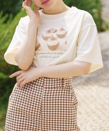 OLIVE des OLIVE | emo-photoプリントTシャツ(Tシャツ/カットソー)