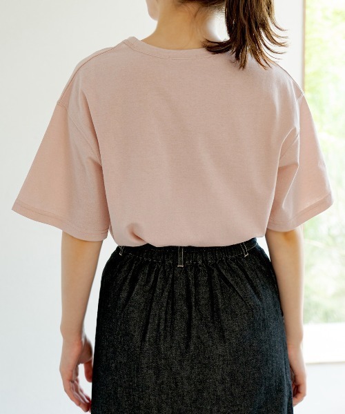 OLIVE des OLIVE（オリーブデオリーブ）の「emo-photoプリントTシャツ（Tシャツ/カットソー・レディース・オフホワイト/ピンク/アイボリー・FREE）」の12枚目の写真