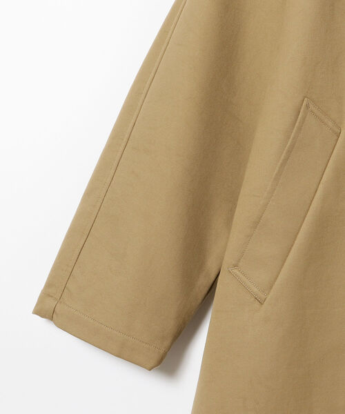 BEAMS LIGHTS（ビームスライツ）の「BEAMS LIGHTS / ダブルフェイス ステンカラー コート（ステンカラーコート・メンズ・ベージュ・1/2/4/3）」の19枚目の写真