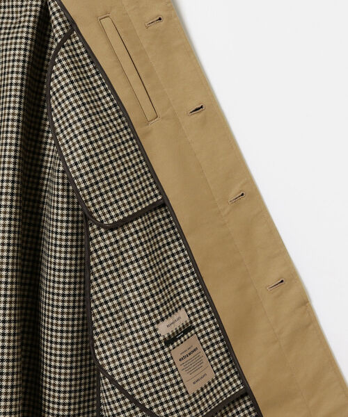 BEAMS LIGHTS（ビームスライツ）の「BEAMS LIGHTS / ダブルフェイス ステンカラー コート（ステンカラーコート・メンズ・ベージュ・1/2/4/3）」の18枚目の写真