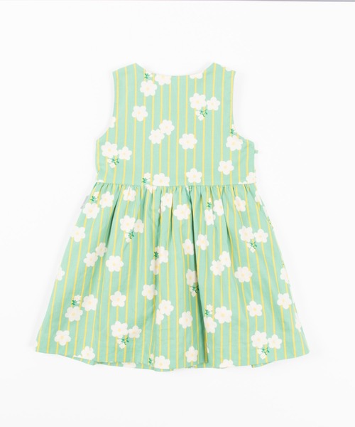 KP（ケーピー）の「ストレッチツイルとビエラストライプ花プリントのリバーシブルジャンパースカート(110-130cm)（ジャンパースカート・キッズ・ベージュ/ブルー系その他・110cm/120cm/130cm）」の11枚目の写真