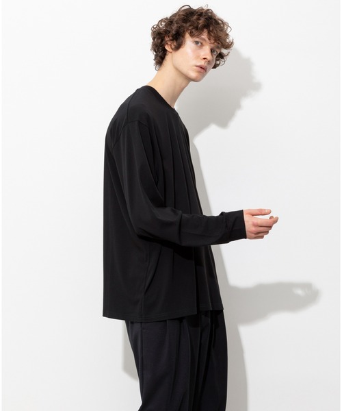 MYSTR(ミスタ)の「Basic L/S T-Shirt(Tシャツ/カットソー・メンズ・ホワイト/ブラック/グレー・S/M/L)」の3枚目の写真