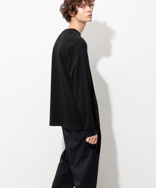 MYSTR(ミスタ)の「Basic L/S T-Shirt(Tシャツ/カットソー・メンズ・ホワイト/ブラック/グレー・S/M/L)」の12枚目の写真