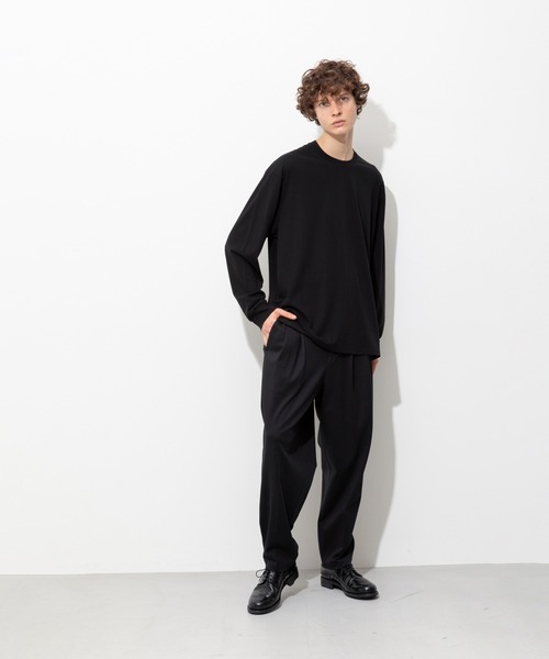 MYSTR(ミスタ)の「Basic L/S T-Shirt(Tシャツ/カットソー・メンズ・ホワイト/ブラック/グレー・S/M/L)」の8枚目の写真