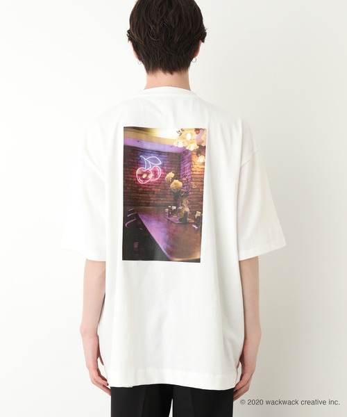 JUNRED(ジュンレッド)の「不純喫茶ドープネオンサインデザインTee(Tシャツ/カットソー・メンズ・ホワイト/ブラック・M/L)」の7枚目の写真