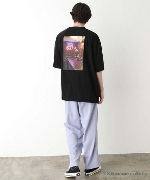 JUNRED(ジュンレッド)の「不純喫茶ドープネオンサインデザインTee(Tシャツ/カットソー・メンズ・ホワイト/ブラック・M/L)」の15枚目の写真