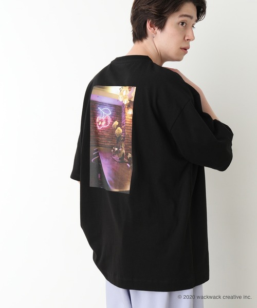 JUNRED(ジュンレッド)の「不純喫茶ドープネオンサインデザインTee(Tシャツ/カットソー・メンズ・ホワイト/ブラック・M/L)」の14枚目の写真