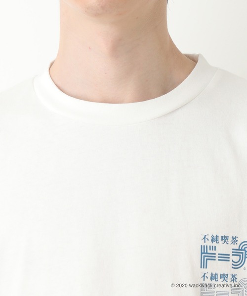 JUNRED(ジュンレッド)の「不純喫茶ドープネオンサインデザインTee(Tシャツ/カットソー・メンズ・ホワイト/ブラック・M/L)」の16枚目の写真