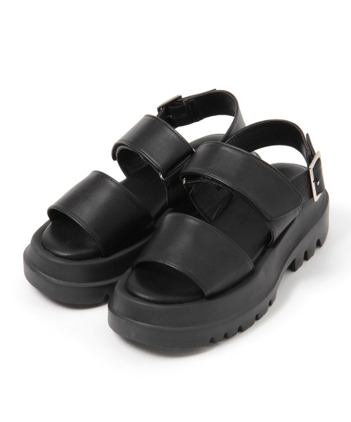 niko and...（ニコアンド）の「オリジナルボリュームサンダル（サンダル・レディース・ブラック/アイボリー/キャメル・SMALL/MEDIUM/LARGE）」の5枚目の写真