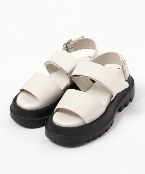 niko and...（ニコアンド）の「オリジナルボリュームサンダル（サンダル・レディース・ブラック/アイボリー/キャメル・SMALL/MEDIUM/LARGE）」の13枚目の写真