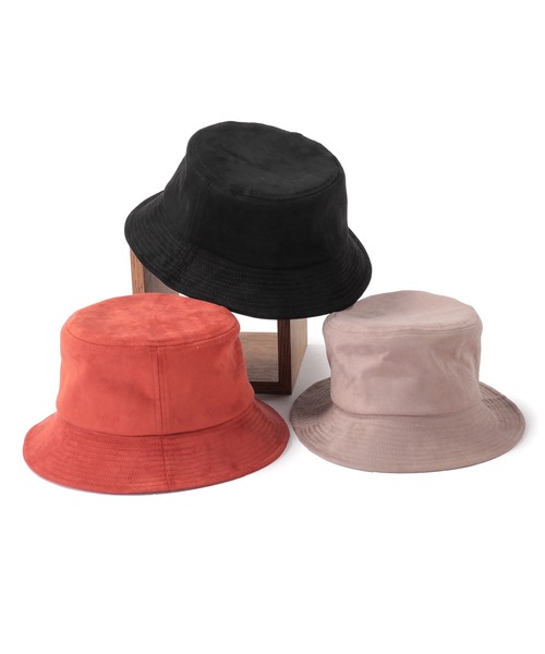 MEN'S BIGI(メンズビギ)の「フェイクスエード バケットハット(ハット・メンズ・ブラック/ベージュ/テラコッタ・FREE)」の10枚目の写真