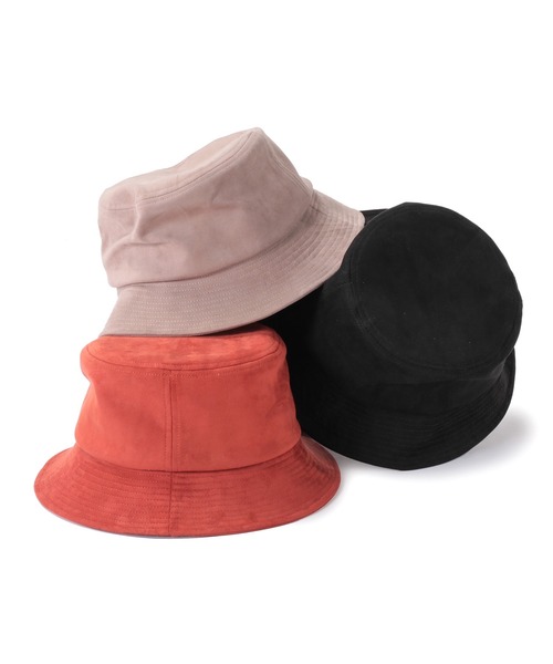 MEN'S BIGI(メンズビギ)の「フェイクスエード バケットハット(ハット・メンズ・ブラック/ベージュ/テラコッタ・FREE)」の11枚目の写真