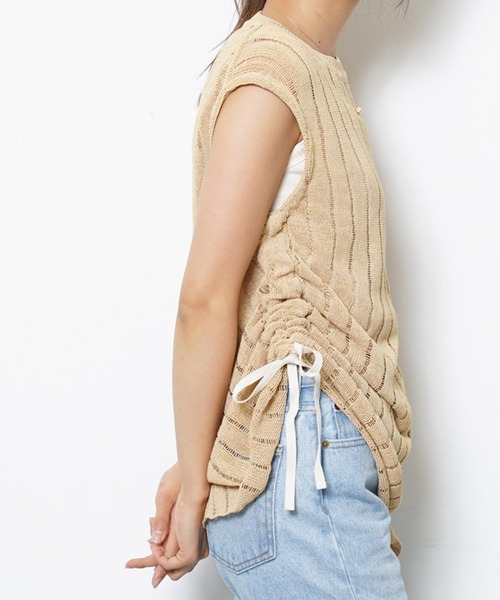 VINCA(ヴィンカ)の「VINCA V051820(Tシャツ/カットソー・レディース・レッド/ライトイエロー・ONE SIZE)」の15枚目の写真