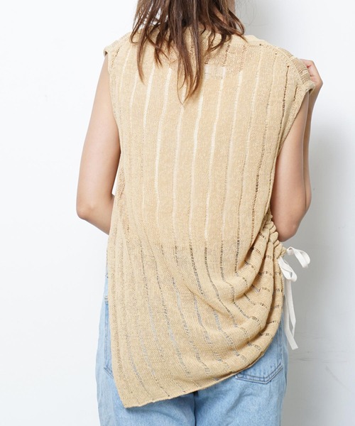 VINCA(ヴィンカ)の「VINCA V051820(Tシャツ/カットソー・レディース・レッド/ライトイエロー・ONE SIZE)」の17枚目の写真