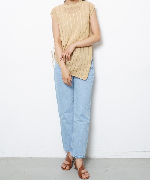 VINCA(ヴィンカ)の「VINCA V051820(Tシャツ/カットソー・レディース・レッド/ライトイエロー・ONE SIZE)」の12枚目の写真