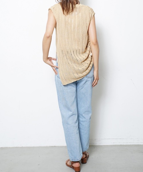 VINCA(ヴィンカ)の「VINCA V051820(Tシャツ/カットソー・レディース・レッド/ライトイエロー・ONE SIZE)」の13枚目の写真