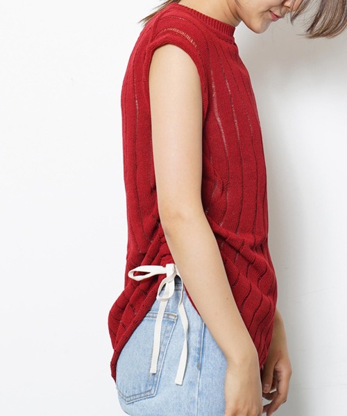 VINCA(ヴィンカ)の「VINCA V051820(Tシャツ/カットソー・レディース・レッド/ライトイエロー・ONE SIZE)」の10枚目の写真