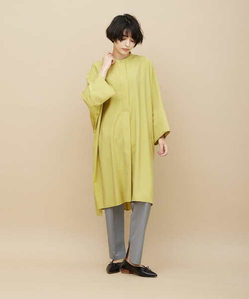 CLEARIMPRESSION （クリアインプレッション）の「TRツイルパッチポケットストレートパンツ（その他パンツ・レディース・ネイビー/カーキ/杢グレー・9号/7号）」の14枚目の写真