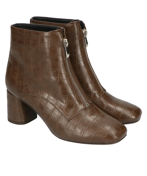 ORiental TRaffic（オリエンタルトラフィック）の「フロントジップヒールブーツ/11403（ブーツ・レディース・ブラック/グレー/ブラウン・M/L/S/LL/3L/SS）」の17枚目の写真