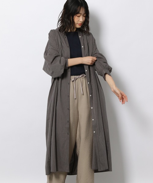 セール ソフトコットンギャザーヨークワンピース シャツワンピース Lakole ラコレ のファッション通販 Zozotown