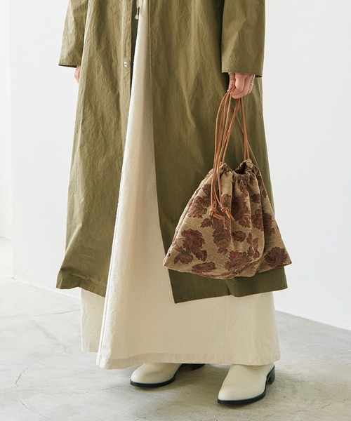 nitca（ニトカ）の「ゴブラン 巾着バッグ（エコバッグ/サブバッグ