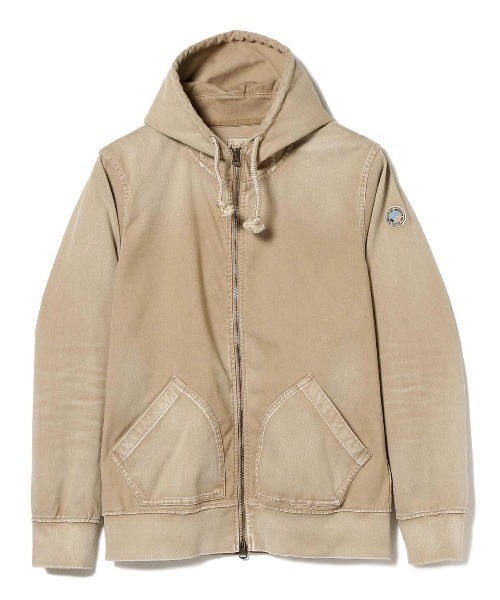 YANUK（ヤヌーク）の「YANUK / DENIT フード パーカ（パーカー・メンズ・ベージュ/インディゴブルー・SMALL/LARGE/MEDIUM）」の13枚目の写真