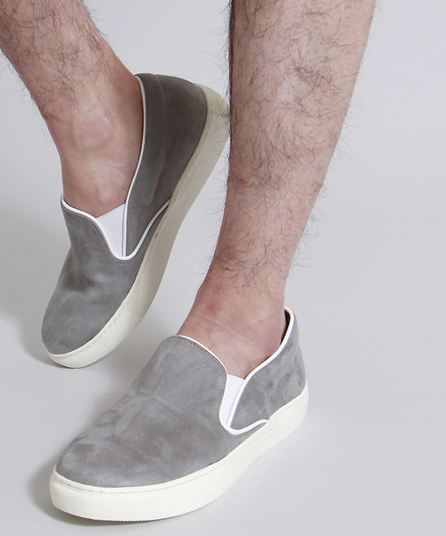 WEGO（ウィゴー）の「WEGO/スリッポンスニーカー（スニーカー・メンズ・ブルー/その他1/その他2/その他3/ブラック/グレー/ベージュ・LARGE/MEDIUM）」の3枚目の写真