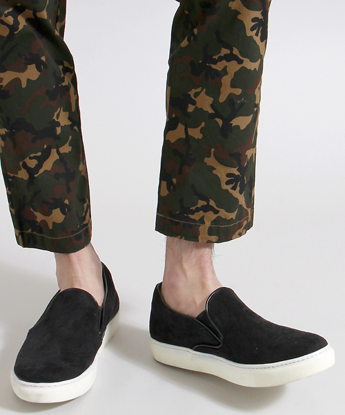 WEGO（ウィゴー）の「WEGO/スリッポンスニーカー（スニーカー・メンズ・ブルー/その他1/その他2/その他3/ブラック/グレー/ベージュ・LARGE/MEDIUM）」の2枚目の写真