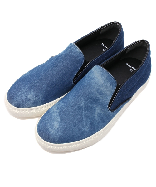 WEGO（ウィゴー）の「WEGO/スリッポンスニーカー（スニーカー・メンズ・ブルー/その他1/その他2/その他3/ブラック/グレー/ベージュ・LARGE/MEDIUM）」の22枚目の写真