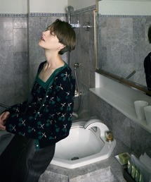 w closet | 12Gチェリー柄カーディガン(カーディガン/ボレロ)