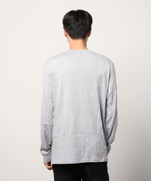 VOLCOM（ボルコム）の「VOLCOM/ボルコム スリーブプリント ロンT A3632100（Tシャツ/カットソー・メンズ・ホワイト/ブラック/グレー・S/M/L/XL）」の5枚目の写真