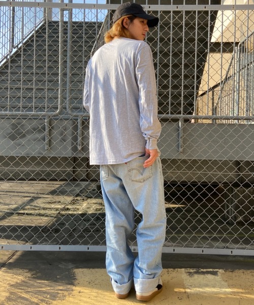 VOLCOM（ボルコム）の「VOLCOM/ボルコム スリーブプリント ロンT A3632100（Tシャツ/カットソー・メンズ・ホワイト/ブラック/グレー・S/M/L/XL）」の17枚目の写真