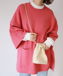 SLOBE citron. キルティング巾着バック◆