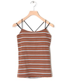 w closet | マルチボーダーテレコカップ付きキャミソール(キャミソール)