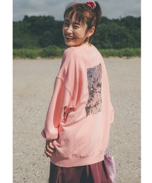 haco! | 【高橋愛さんコラボ】ユニセックスで着られる バックフォトプリントのPBPオーガニックコットンスウェット by LOVE&PEACE PROJECT(スウェット)