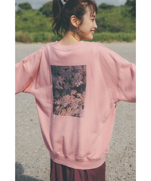 haco!（ハコ）の「【高橋愛さんコラボ】ユニセックスで着られる バックフォトプリントのPBPオーガニックコットンスウェット by LOVE&PEACE PROJECT（スウェット・レディース・ピンク・LARGE/MEDIUM）」の17枚目の写真