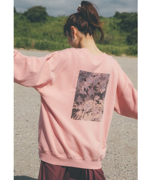 haco!（ハコ）の「【高橋愛さんコラボ】ユニセックスで着られる バックフォトプリントのPBPオーガニックコットンスウェット by LOVE&PEACE PROJECT（スウェット・レディース・ピンク・LARGE/MEDIUM）」の15枚目の写真
