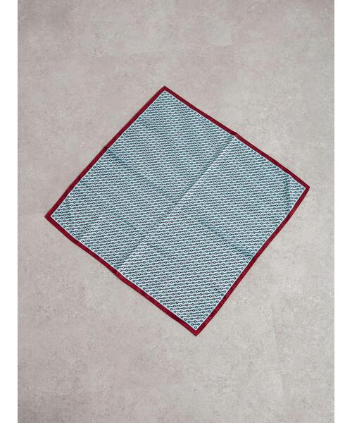 AMERICAN HOLIC（アメリカンホリック）の「ビット柄ツイルスカーフ（ストール/ショール・レディース・サックスブルー/イエロー/キャメル・FREE）」の10枚目の写真