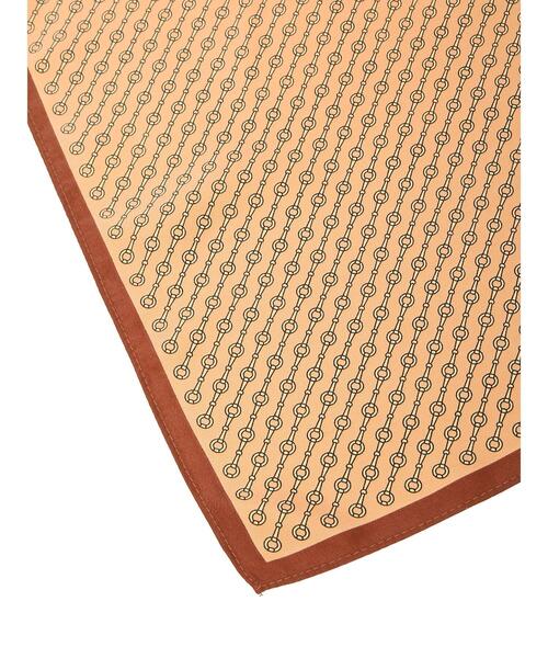 AMERICAN HOLIC（アメリカンホリック）の「ビット柄ツイルスカーフ（ストール/ショール・レディース・サックスブルー/イエロー/キャメル・FREE）」の8枚目の写真