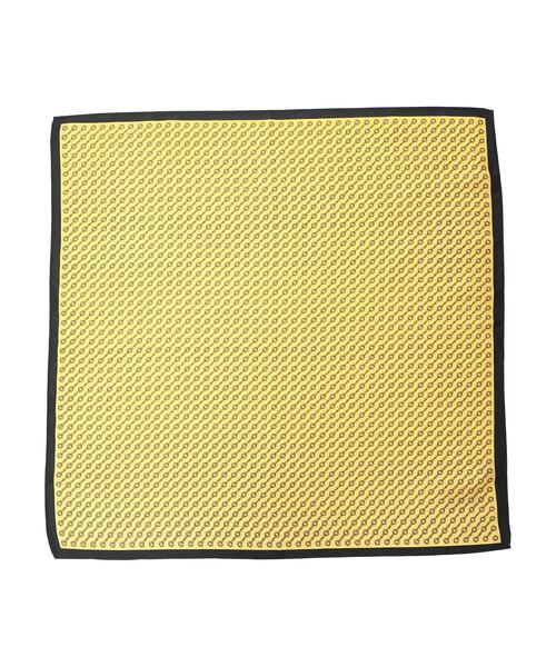 AMERICAN HOLIC（アメリカンホリック）の「ビット柄ツイルスカーフ（ストール/ショール・レディース・サックスブルー/イエロー/キャメル・FREE）」の6枚目の写真