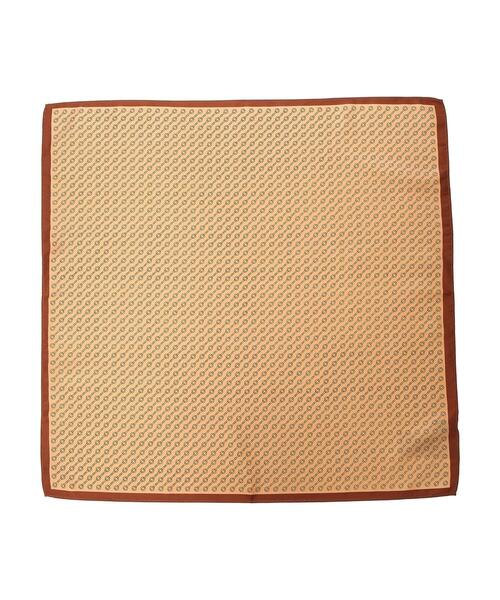 AMERICAN HOLIC（アメリカンホリック）の「ビット柄ツイルスカーフ（ストール/ショール・レディース・サックスブルー/イエロー/キャメル・FREE）」の5枚目の写真