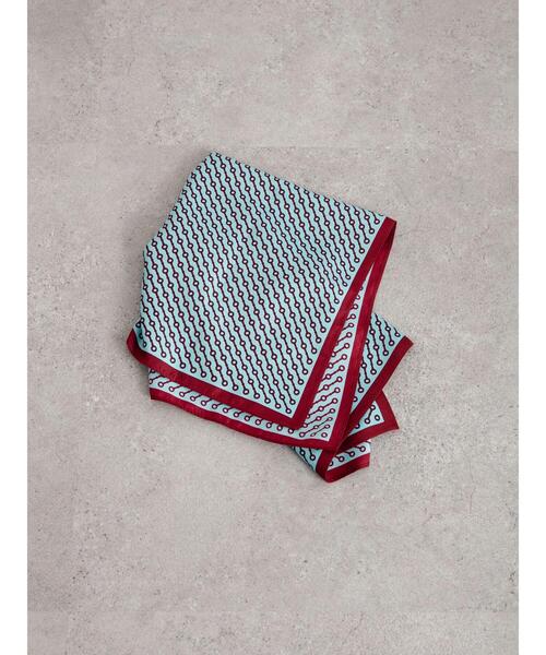 AMERICAN HOLIC（アメリカンホリック）の「ビット柄ツイルスカーフ（ストール/ショール・レディース・サックスブルー/イエロー/キャメル・FREE）」の3枚目の写真