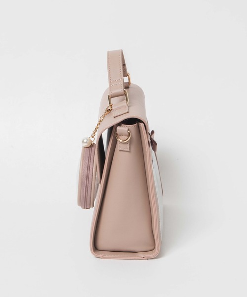 WEGO（ウィゴー）の「WEGO/スカラップ痛ショルダーバッグ（ショルダーバッグ・レディース・ライトグレー/ブラック/オフホワイト/サックスブルー/ベージュ系その他/ライトパープル/ワイン/その他1・FREE）」の20枚目の写真