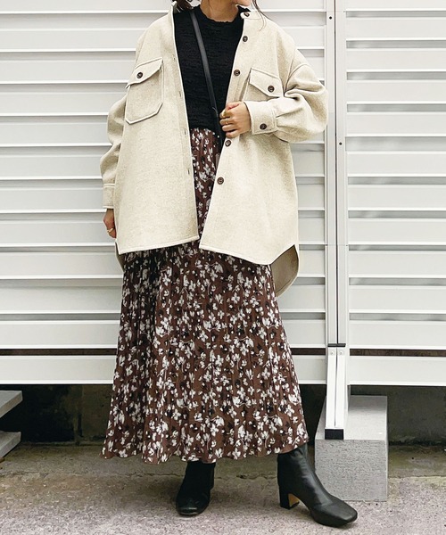 GeeRA(ジーラ)の「メルトンCPOジャケット(その他アウター・レディース・ブラウン/アイボリー・X-LARGE/LARGE/MEDIUM)」の8枚目の写真