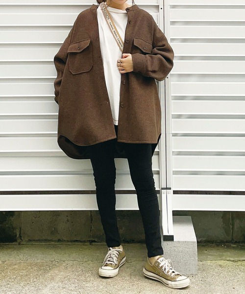 GeeRA(ジーラ)の「メルトンCPOジャケット(その他アウター・レディース・ブラウン/アイボリー・X-LARGE/LARGE/MEDIUM)」の7枚目の写真