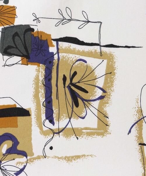 INGNI（イング）の「アート柄／シャツ（シャツ/ブラウス・レディース・ブラック/オフホワイト・M）」の9枚目の写真